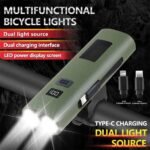 ⁦Éclairage de Vélo avant à LED et Power Bank 3000mAH – مصباح وبنك طاقة للدراجات الهوائية⁩ - الصورة ⁦4⁩