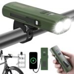 Éclairage de Vélo avant à LED et Power Bank 3000mAH – مصباح وبنك طاقة للدراجات الهوائية