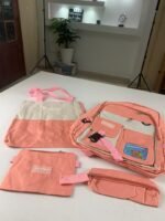 ⁦Ensemble de sacs d’école Kawai pour adolescents 4Pcs Guiyu V3 Rose – محفظة 4 قطع كاواي وردي⁩ - الصورة ⁦3⁩