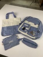 ⁦Ensemble de sacs d’école Kawai pour adolescents 4Pcs Guiyu V3 Bleu – محفظة 4 قطع كاواي أزرق⁩ - الصورة ⁦4⁩