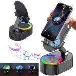 Haut-parleur Bluetooth sans fil 5 en 1 avec lumière ambiante colorée