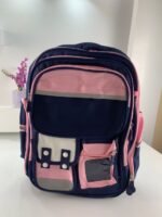⁦Sac à Dos Enfant pour École primaire de Haute Qualité Bleu et Rose – حقيبة ظهر مدرسية للأطفال أزرق ووردي⁩ - الصورة ⁦4⁩