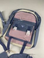 ⁦Ensemble de sacs d’école Kawai pour adolescents 5Pcs Guiyu V1 Bleu – محفظة 5 قطع كاواي أزرق⁩ - الصورة ⁦7⁩