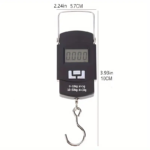 ⁦Balance à bagages numérique portable avec écran LCD 50KG/10G WH-A08⁩ - الصورة ⁦6⁩