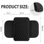 ⁦Housse fine pour Accoudoir de voiture en cuir avec 2 sacs de rangement - وسادة مسند الذراع في السيارة⁩ - الصورة ⁦5⁩