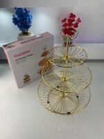 ⁦Panier à Fruits en Métal à 3 Niveaux – سلة فواكه معدنية بثلاث طبقات⁩ - الصورة ⁦11⁩