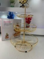 ⁦Panier à Fruits en Métal à 3 Niveaux – سلة فواكه معدنية بثلاث طبقات⁩ - الصورة ⁦10⁩