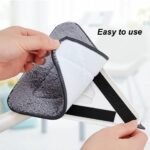 ⁦Vadrouille de Nettoyage avec Manche Long Pliable à 180° avec Grattoir – ممسحة من ميكروفيبر للتنظيف في أصعب المناطق⁩ - الصورة ⁦2⁩