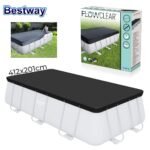 Bache Piscine Rectangulaire en Polypropylène 412x201cm Bestway 58232 – غطاء مسبح