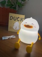 ⁦Veilleuse en Silicone Forme Canards pour Chambre d’enfant Rechargeable⁩ - الصورة ⁦7⁩