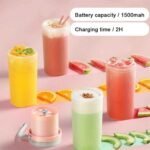 ⁦Blander Jus en forme de tasse Crony 300 ml, mélangeur portable rechargeable par USB, mini tasse à jus étanche⁩ - الصورة ⁦5⁩