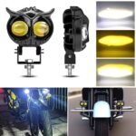 Lumière de hibou antibrouillard LED pour la moto 1Pcs – مصباح دراجات نارية عالي السطوع