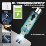 ⁦Mini lampe de poche LED multifonction super lumineuse avec aimant ZJ-023⁩ - الصورة ⁦2⁩