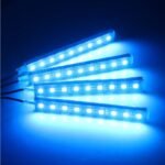 ⁦Kit de bandes lumineuses LED pour intérieur de voiture Rgb⁩ - الصورة ⁦3⁩