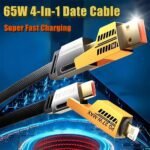 ⁦Chargeur Voiture 3en1 Fast Charge 45W - شاحن سيارة سريع⁩ - الصورة ⁦6⁩