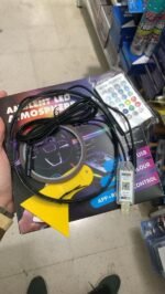 ⁦Bande lumineuse LED en néon RGB pour intérieur de voiture, éclairage suivi son d'ambiance Avec app et télécommande⁩ - الصورة ⁦7⁩