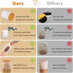 ⁦Protections de sol en silicone pour pieds de chaise pack 20pcs - طقم واقيات الأرجل للكراسي⁩ - الصورة ⁦6⁩