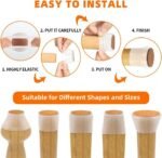 ⁦Protections de sol en silicone pour pieds de chaise pack 20pcs - طقم واقيات الأرجل للكراسي⁩ - الصورة ⁦4⁩