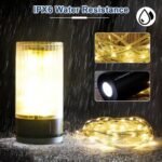 ⁦Guirlande Lumineuse LED Rechargeable 4en1 Étanche IPX4 - سلسلة أضواء قابلة لإعادة الشحن⁩ - الصورة ⁦2⁩