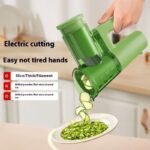 ⁦Trancheuse à électrique multifonctionnelle pour légumes et fruits – جهاز تقطيع الخضر والفواكه⁩ - الصورة ⁦2⁩
