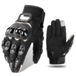 ⁦Pack Moto Hiver Cagoule Professionnel + Gants Pro Biker respirants avec protections antidérapantes⁩ - الصورة ⁦8⁩