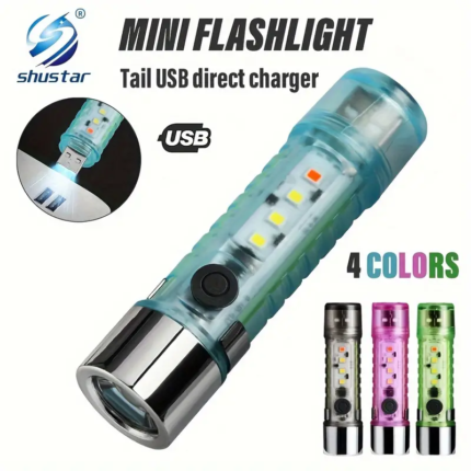 Mini lampe de poche LED multifonction super lumineuse avec aimant ZJ-023