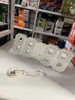 ⁦Horloge Murale numérique LED 3D⁩ - الصورة ⁦9⁩