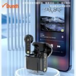 ⁦Écouteurs sans fil bluetooth, écouteur mains libres, couleur noir DUNTH DU-T151⁩ - الصورة ⁦2⁩