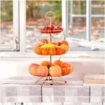 ⁦Panier à Fruits en Métal à 3 Niveaux – سلة فواكه معدنية بثلاث طبقات⁩ - الصورة ⁦8⁩