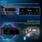 ⁦Autoradio 1 DIN avec écran Tactile de 6,9 Pouces Compatible avec Apple CarPlay Wireless/Android Auto - جهاز راديو سيارة⁩ - الصورة ⁦2⁩