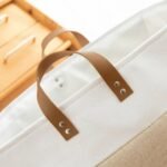 ⁦Grand panier à linge pliable en tissu domestique, rangement pour vêtements et jouets, grande capacité⁩ - الصورة ⁦5⁩