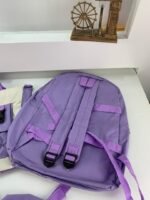 ⁦Ensemble de sacs d’école Kawai pour adolescents 4Pcs HAOLIDA V2 Mauve – محفظة 4 قطع كاواي بنفسجي⁩ - الصورة ⁦6⁩
