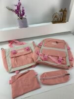⁦Ensemble de sacs d’école Kawai pour adolescents 4Pcs HAOLIDA V2 Rose – محفظة 4 قطع كاواي وردي⁩ - الصورة ⁦4⁩