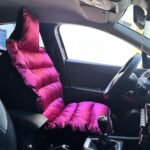 ⁦Housse de Protection Siège Auto en Velours Rembourrée Confortable et Moelleux – فرشة مقعد السيارة جد مريحة⁩ - الصورة ⁦2⁩
