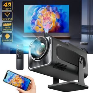 Projecteur portable Full HD HY320 Android 11 WiFi6 et Bluetooth 5.0 – جهاز عرض ذكي