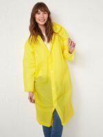 ⁦Manteau imperméable à capuche transparent, léger et réfléchissant,⁩ - الصورة ⁦12⁩