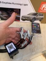 ⁦Lumière Ambiante RGB Pour l’Intérieur de Voiture avec Télécommande + APP Contrôle⁩ - الصورة ⁦9⁩