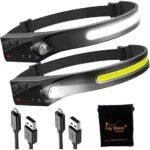 ⁦Lampe frontale 6000LM COB à Induction Rechargeable 5 Modes⁩ - الصورة ⁦2⁩