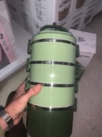 ⁦Boîte Repas en acier inoxydable 4 Couches avec Fonction d'étanchéité⁩ - الصورة ⁦9⁩