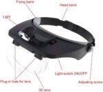 ⁦Loupe frontale avec 4 lentilles détachables pour la lecture et la réparation électronique – نظارات تكبير مع 4 عدسات قابلة للفصل⁩ - الصورة ⁦6⁩