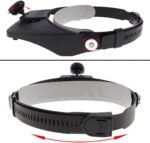 ⁦Loupe frontale avec 4 lentilles détachables pour la lecture et la réparation électronique – نظارات تكبير مع 4 عدسات قابلة للفصل⁩ - الصورة ⁦5⁩