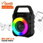 ⁦Ampli à batterie haut parleur de haute qualité avec poignée 1800W DUNTH DU-SP114⁩ - الصورة ⁦2⁩