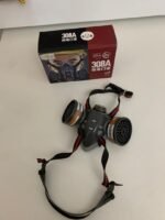 ⁦Masque de protection gaz avec 2 filtres au gel de silice – قناع تنفس للحرفيين⁩ - الصورة ⁦4⁩