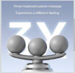 ⁦Pistolet de massage pour soulager la douleur 6 vitesses 4 têtes LM-810T - جهاز تدليك بعدة رِؤوس⁩ - الصورة ⁦4⁩