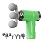 Pistolet de massage pour soulager la douleur 6 vitesses 4 têtes LM-810T - جهاز تدليك بعدة رِؤوس
