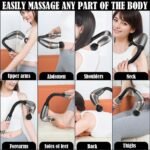 ⁦Pistolet de massage poignée allongée avec 4 têtes, 3 modes et 6 niveaux – جهاز تدليك الجسم⁩ - الصورة ⁦5⁩