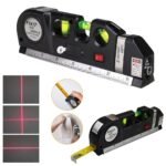 Niveau Laser 4en1 Fixit Level pro 3 Outil de musure Polyvalent Ruban De 8 Pieds