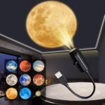 Projecteur de De La Terre Lunaire USB avec 3 disques