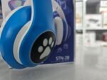 ⁦Casque stéréo Bluetooth sans fil oreilles de chat électroluminescents avec support carte TF⁩ - الصورة ⁦8⁩