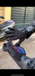 ⁦Pack Hiver Manteau imperméable à capuche et Gants Thermiques Chaudes⁩ - الصورة ⁦2⁩